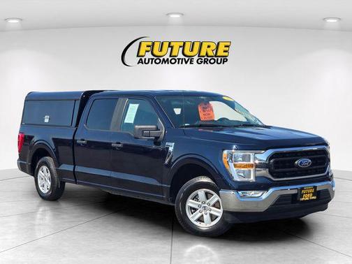 Antimatter Blue Metallic 2021 Ford F-150 XLT