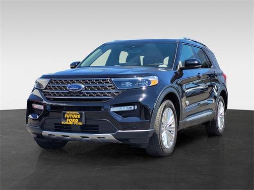 Agate Black Metallic 2022 Ford Explorer King Ranch