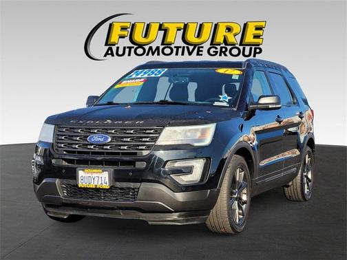 Shadow Black 2017 Ford Explorer sport