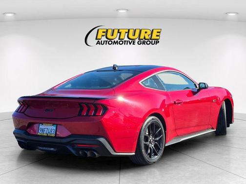 Rapid Red Metallic Tinted Clearcoat 2024 Ford Mustang GT Premium