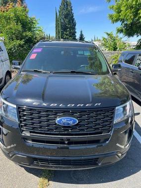 Shadow Black 2018 Ford Explorer Sport