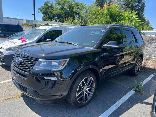 Shadow Black 2018 Ford Explorer Sport