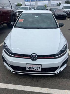 Pure White 2021 Volkswagen Golf GTI 2.0T S DSG