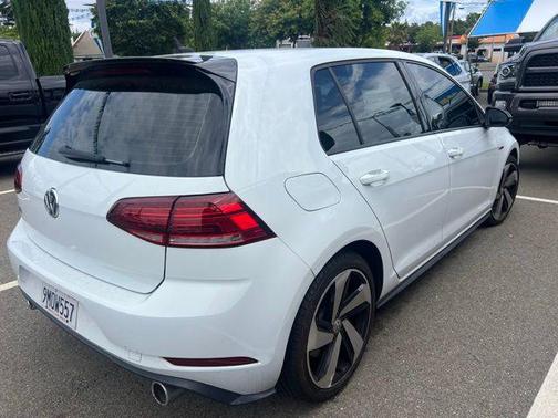 Pure White 2021 Volkswagen Golf GTI 2.0T S DSG