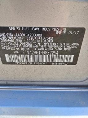 2017 Subaru WRX STI Base