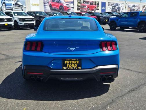 Grabber Blue Metallic 2025 Ford Mustang EcoBoost