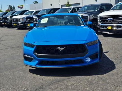 Grabber Blue Metallic 2025 Ford Mustang EcoBoost
