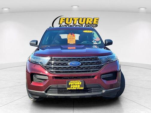 Burgundy Velvet Tinted Clearcoat 2022 Ford Explorer XLT