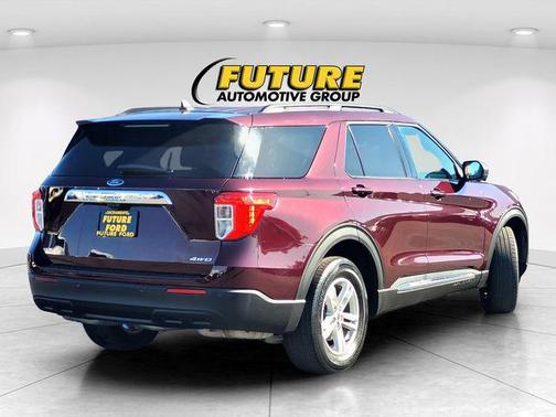 Burgundy Velvet Tinted Clearcoat 2022 Ford Explorer XLT