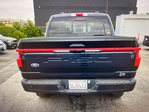 Antimatter Blue Metallic 2023 Ford F-150 Lightning LARIAT