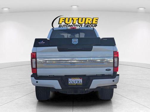 Star White Metallic Tri-Coat 2022 Ford F-350 Platinum