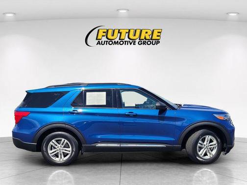 Atlas Blue Metallic 2023 Ford Explorer XLT
