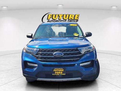Atlas Blue Metallic 2023 Ford Explorer XLT