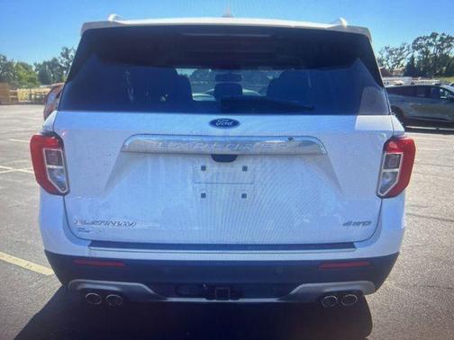 Star White Metallic Tri-Coat 2021 Ford Explorer Platinum