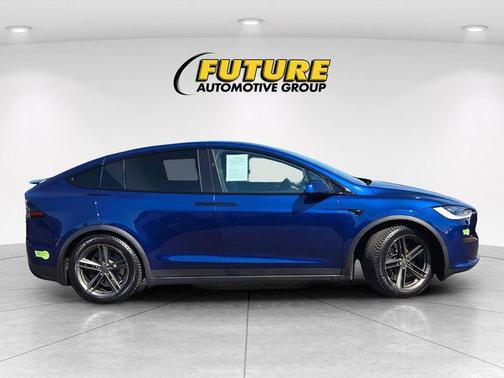 Deep Blue Metallic 2022 Tesla Model X Plaid Tri Motor All-Wheel Drive