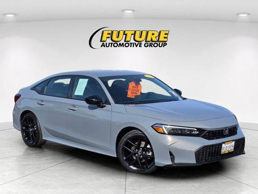 Urban Gray Pearl 2025 Honda Civic Sport