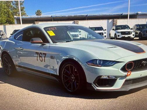 Fighter Jet Gray 2022 Ford Mustang Mach 1 Fastback