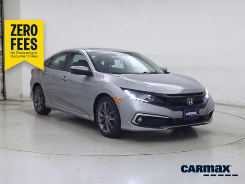 Silver 2019 Honda Civic EX-L