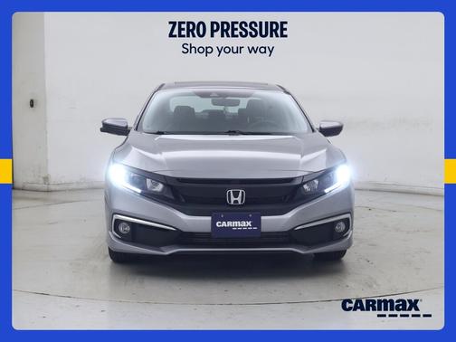 Silver 2019 Honda Civic EX-L