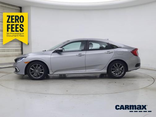 Silver 2019 Honda Civic EX-L
