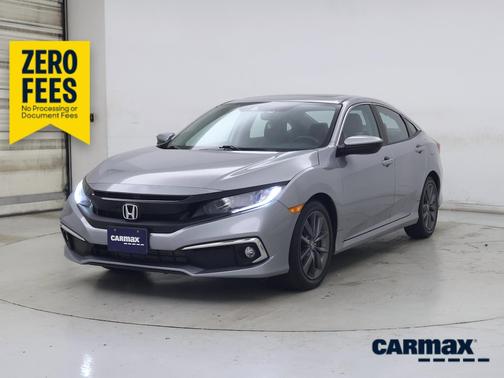 Silver 2019 Honda Civic EX-L