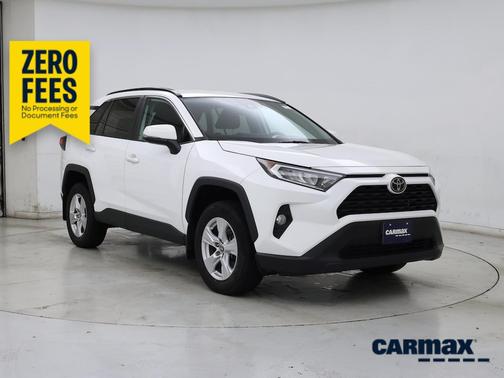 White 2021 Toyota RAV4 XLE