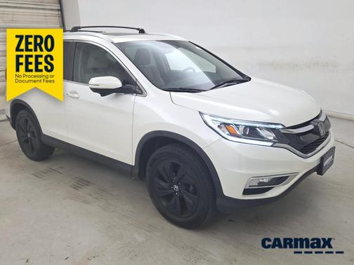 White 2015 Honda CR-V Touring