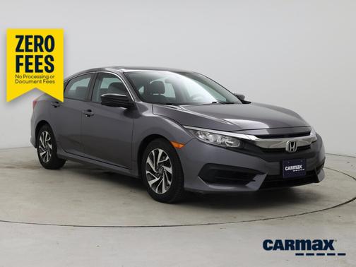 Gray 2018 Honda Civic EX