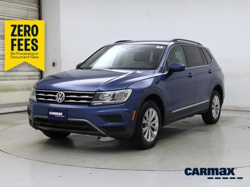 Blue 2018 Volkswagen Tiguan SE