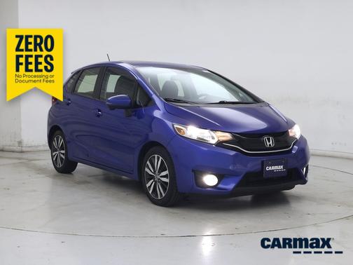 Blue 2017 Honda Fit EX-L