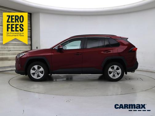 Red 2019 Toyota RAV4 XLE