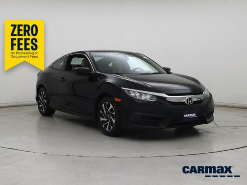 Black 2016 Honda Civic LX-P