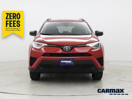 Red 2017 Toyota RAV4 LE