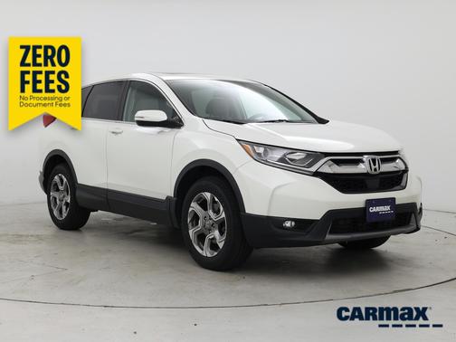 White 2018 Honda CR-V EX-L