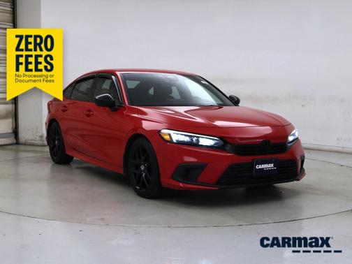 Red 2022 Honda Civic Sport