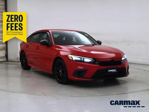 Red 2022 Honda Civic Sport