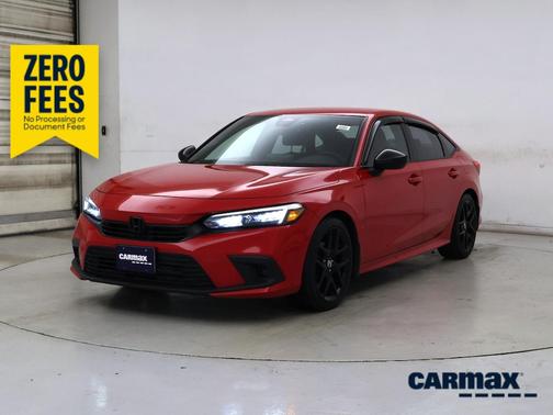 Red 2022 Honda Civic Sport