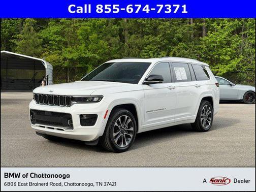 Bright White Clearcoat 2022 Jeep Grand Cherokee L Overland
