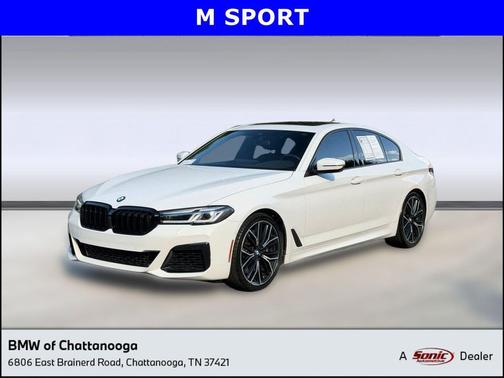 Alpine White 2021 BMW 540 540i