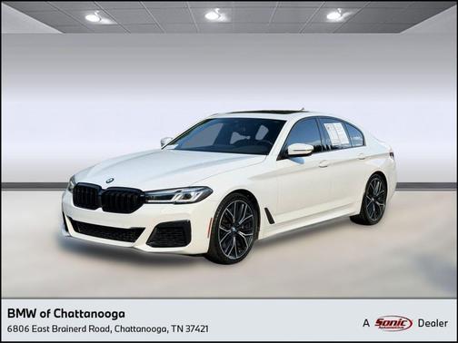 Alpine White 2021 BMW 540 540i