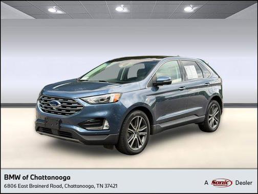 BLUE METALLIC 2019 Ford Edge Titanium