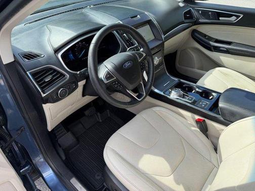 BLUE METALLIC 2019 Ford Edge Titanium