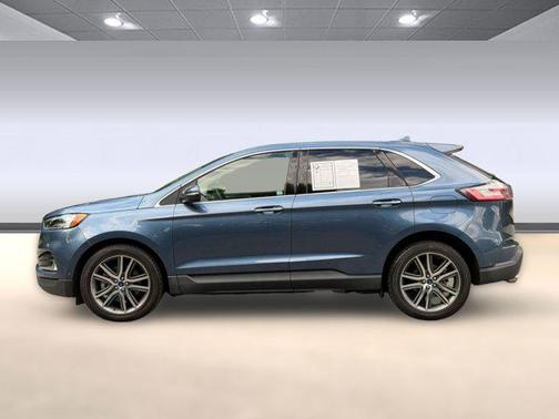 BLUE METALLIC 2019 Ford Edge Titanium