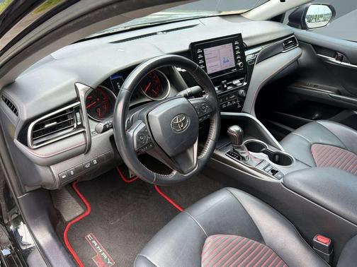 Midnight Black Metallic 2021 Toyota Camry TRD