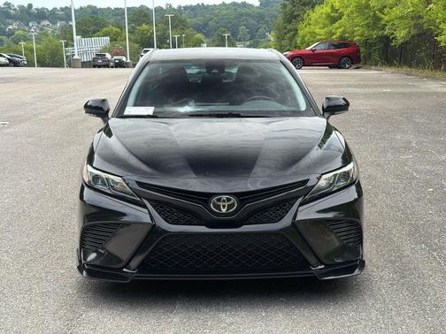 Midnight Black Metallic 2021 Toyota Camry TRD