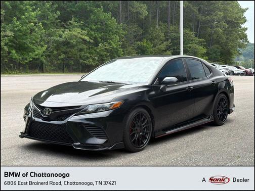 Midnight Black Metallic 2021 Toyota Camry TRD