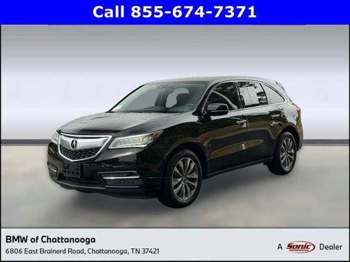 Crystal Black Pearl 2014 Acura MDX 3.5L