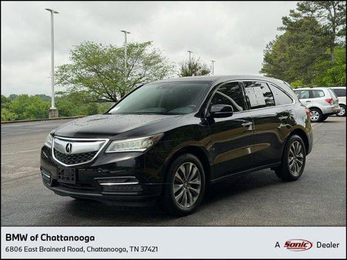 Crystal Black Pearl 2014 Acura MDX 3.5L