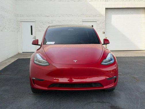 Red Multi-Coat 2022 Tesla Model Y Long Range Dual Motor All-Wheel Drive