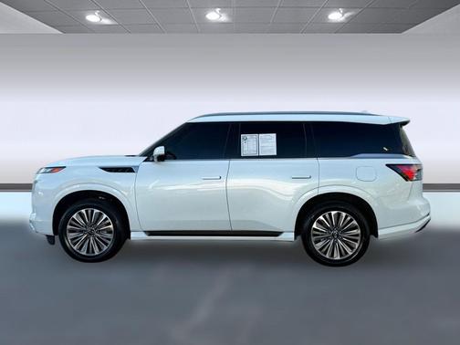 Radiant White 2025 INFINITI QX80 SENSORY AWD